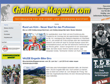 Tablet Screenshot of challenge-magazin.com